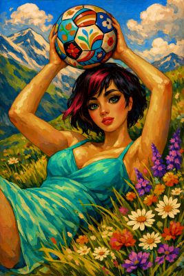 Photos of Nature and Beauty: Mountain Football #Sport