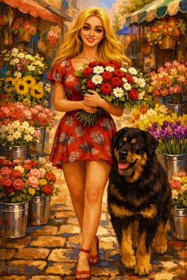 Photos of Nature and Beauty: Beauty at the Flower Market #Beauty #Flowers