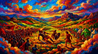 Pictures of the Holy Book: The Triumph of David #Salvation