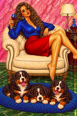 Pictures of the Holy Book: Modern Heroine and The Bernese Pups #Salvation