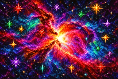 Pictures of the Holy Book: Imaginary Disco Nebula Burst: Amethyst Dream 🌌 #Salvation